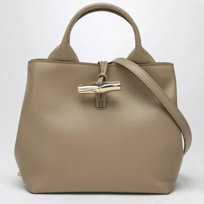 Longchamp S Le Roseau Hobo Bag In Root Colour In Brown