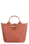 Longchamp S Le Roseau Leather Handbag