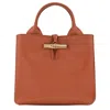 Longchamp Small Le Roseau Tote Bag In Bark
