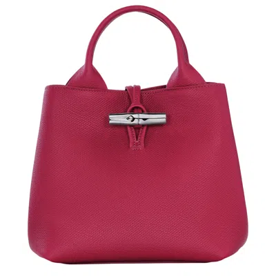 Longchamp Handbag S Le Roseau In Beetroot