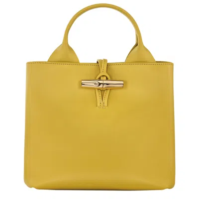 Longchamp Handbag S Le Roseau In Yellow