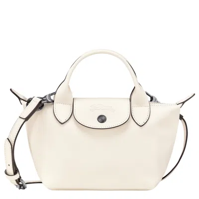 Longchamp Sac À Main Xs Le Pliage Xtra In Ecru