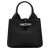 Longchamp Sac À Main Xs Le Roseau In Black