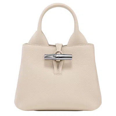 Longchamp Le Roseau Xs Leather Handbag In Pink