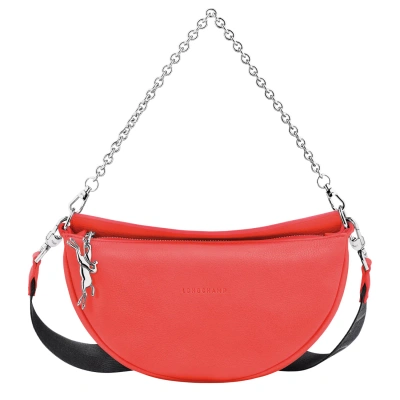 Longchamp Crossbody Bag S Smile In Strawberry