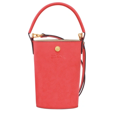 Longchamp Sac Bandoulière Xs Épure In Strawberry