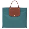 Longchamp Cabas Recycled Canvas Top Handle Tote In Cedar