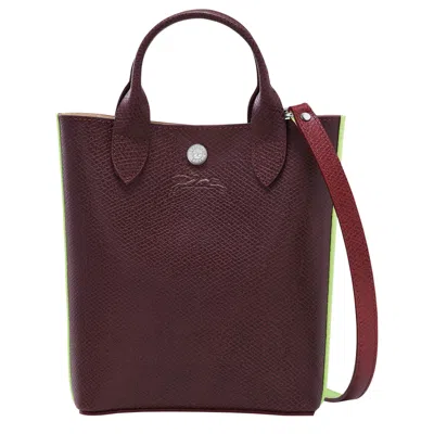 Longchamp `epure Re-play` Extra Small Tote Bag In Burgundy