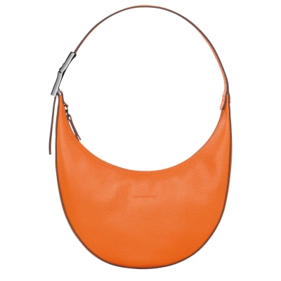 Longchamp Hobo Bag M Roseau Essential In Orange