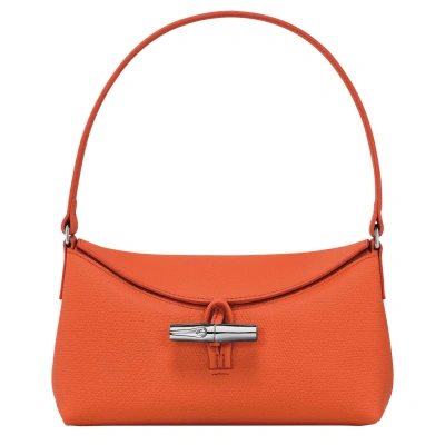 Longchamp Hobo Bag S Roseau In Orange