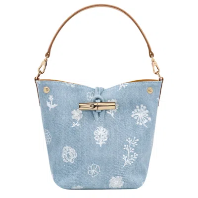 Longchamp Sac Seau Xs Le Roseau In Sky Blue