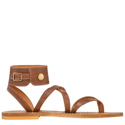 Longchamp Sandales  X K.jacques In Brun