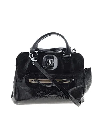 Pre-owned Longchamp Satchel In Black