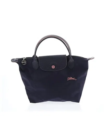 Pre-owned Longchamp Satchel In Purple