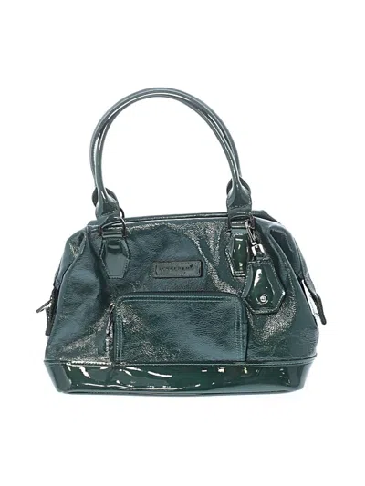 Pre-owned Longchamp Satchel In Teal