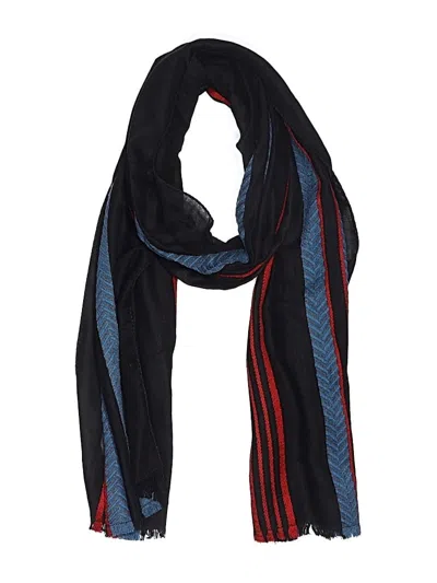Pre-owned Longchamp Scarf In Black