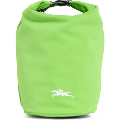 Longchamp Scuba Zip Pouch In Green