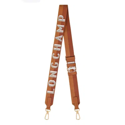 Longchamp Shadow Logo Canvas Shoulder Strap