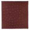 Longchamp Shawl La Médaille  In Burgundy
