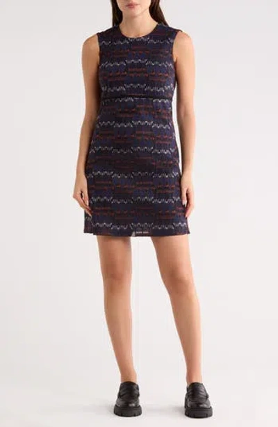 Longchamp Sheath Dress In Navy