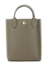 Longchamp Shopping Bag "xs Épure" In Gray