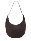 Longchamp Curved Shoulder Bag In Fine-grained Cowhide Leather