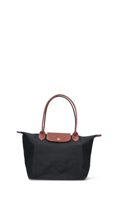 Longchamp Shoulder Bag In Black