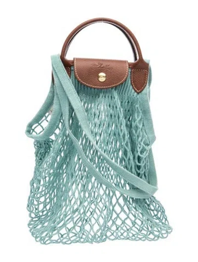 Pre-owned Longchamp Shoulder Bag In Blue