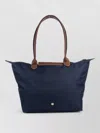 Longchamp Shoulder Bag Dual Top Handle Design In Blue
