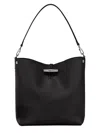 Longchamp Sac Porté Épaule M Le Roseau In Black