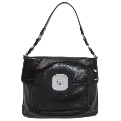 Pre-owned Longchamp Shoulder Bag () In Black