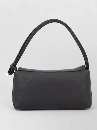 LONGCHAMP SHOULDER BAG RECTANGULAR SHAPE TEXTURED SURFACE HANDLE