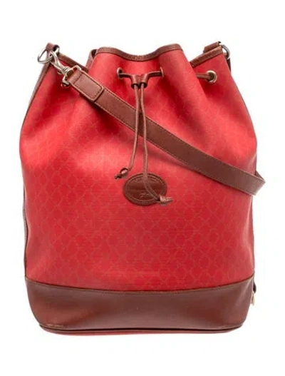 Pre-owned Longchamp Shoulder Bag In Red