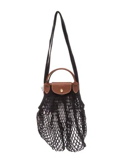 Pre-owned Longchamp Shoulder Bag W/ Tags In Black