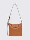 Longchamp Shoulder Bag Woman In Brown