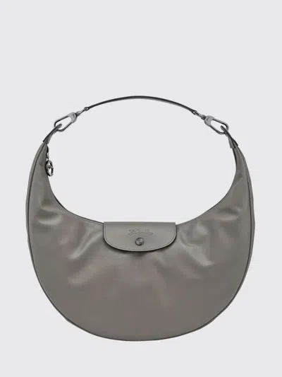 Longchamp Shoulder Bag Woman In Gray