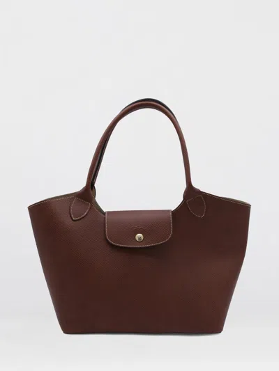 Longchamp Shoulder Bag Woman  In Brown