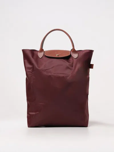 Longchamp Shoulder Bag Woman  In Burgundy