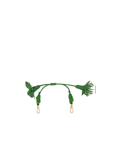 Longchamp Shoulder Strap In Green