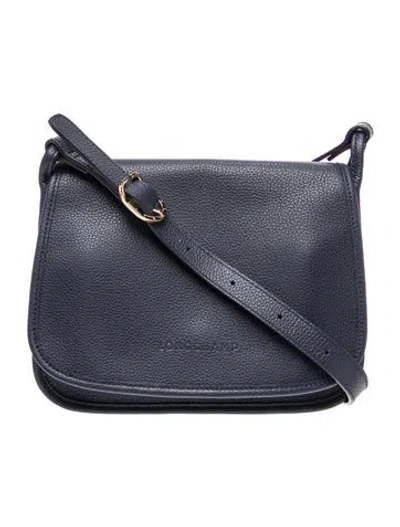 Pre-owned Longchamp Signature Crossbody Bag In Blue