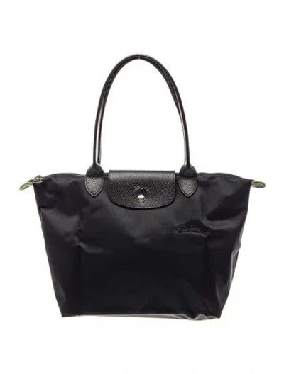Pre-owned Longchamp Signature Shoulder Bag In Blue
