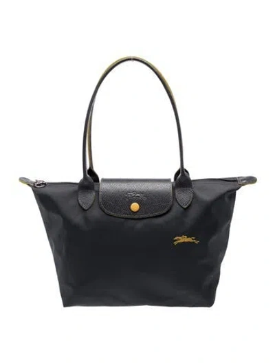 Pre-owned Longchamp Signature Shoulder Bag In Gray