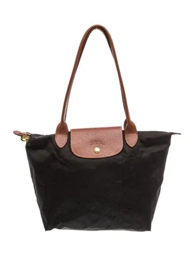 Pre-owned Longchamp Signature Tote In Black
