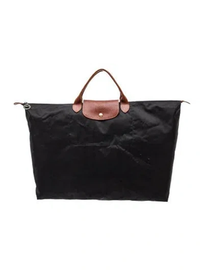Pre-owned Longchamp Signature Tote In Black