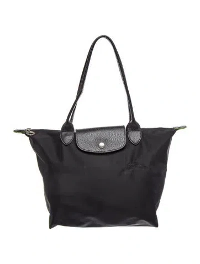 Pre-owned Longchamp Signature Tote In Black