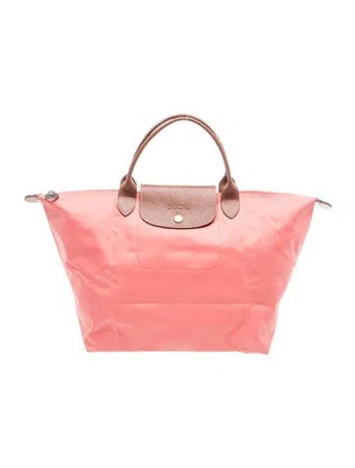 Pre-owned Longchamp Signature Tote In Orange