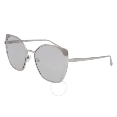 Longchamp Silver Butterfly Ladies Sunglasses Lo175s 040 56