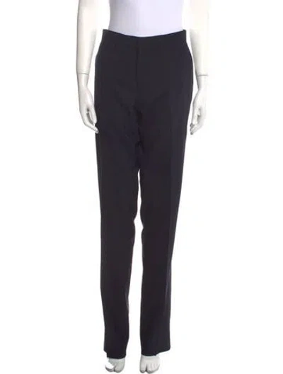 Pre-owned Longchamp Skinny Leg Pants In Black