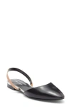 Longchamp Slingback Ballet Flat In Black