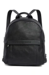 Longchamp Small 3d Leather Backpack In Black